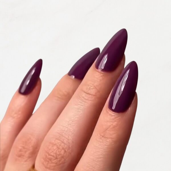 Plum Purple Reusable Press-On Nails