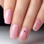 Baby Pink Glitter Dewy Glow Press-On Nails