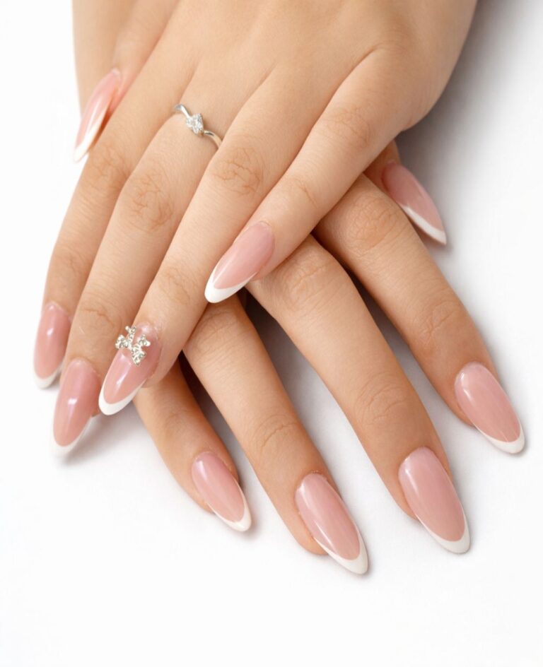 Soft Pink French Press-On Nails